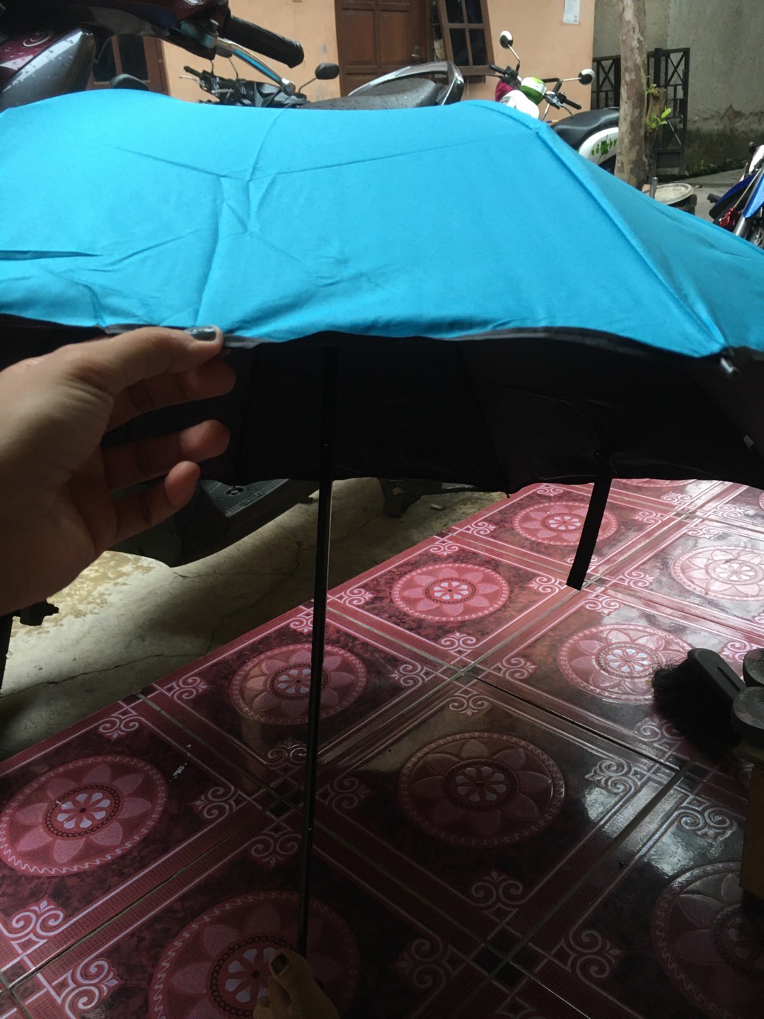 Payung Magic 3d (muncul Motif Jika Basah) Bonus Sarung