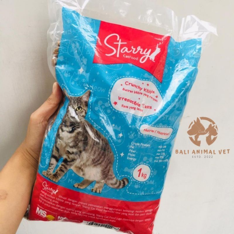 Starrycat Food starry cat 1 kg makanan kucing murah