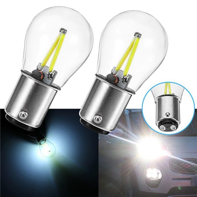 [1pcs 12V Car Light Bulbs LED Lights] [uto Super Bright Brake Tail Lamps Backup COB BA15D 1157 Led Lamp]