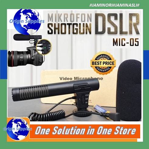Mic Microphone Mikrofon Shotgun Kamera DSLR VLOG - MIC 05