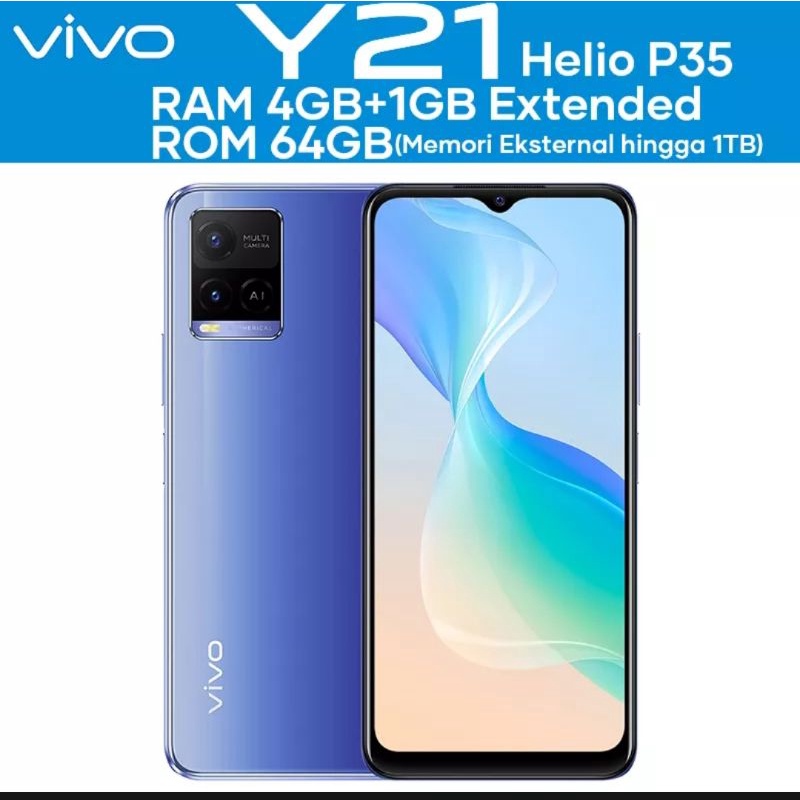 Vivo y21 secend mulus seperti baru  4/64