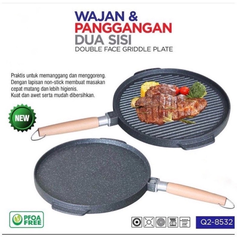 Grill pan 2sisi /  grillpan multifungsi double