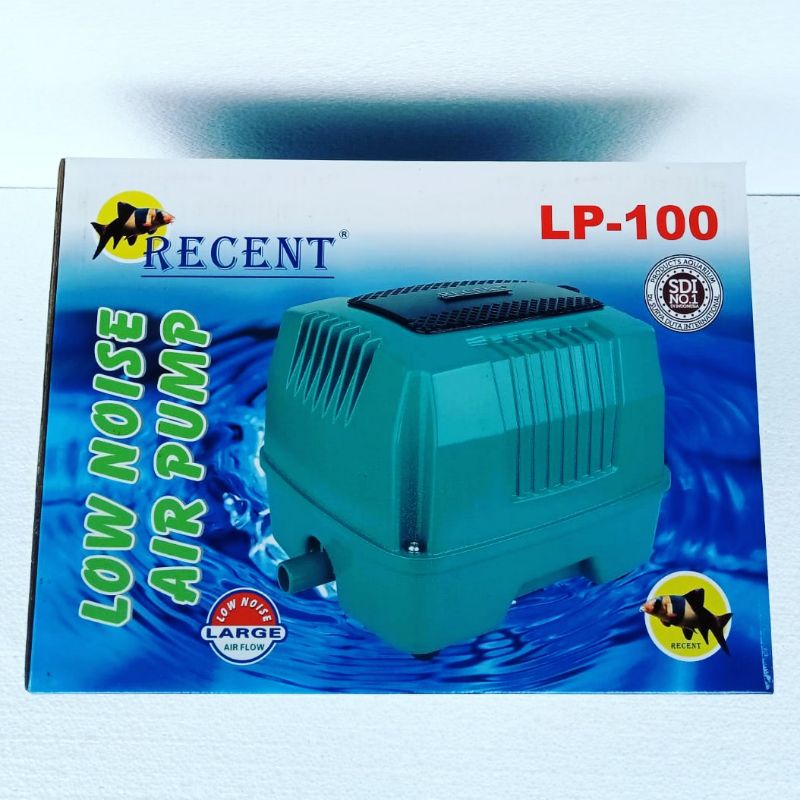 airpump RECENT LP 100 Aerator mesin pompa gelembung kolam breeder