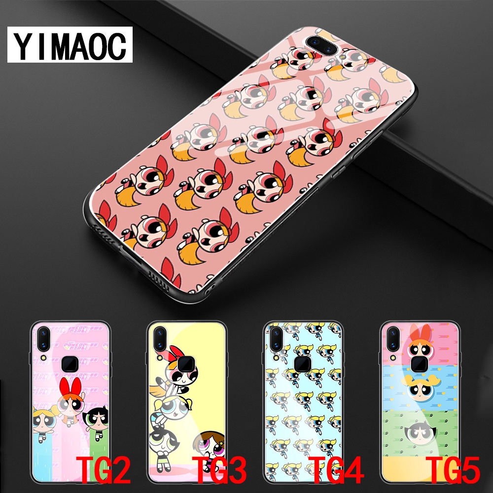 Casing Bahan Kaca Gambar Kartun Polisi Untuk Oppo A5 A9 2020 A1K A59 A83 Reno 2 2f Realme 3 5 Pro Shopee Indonesia