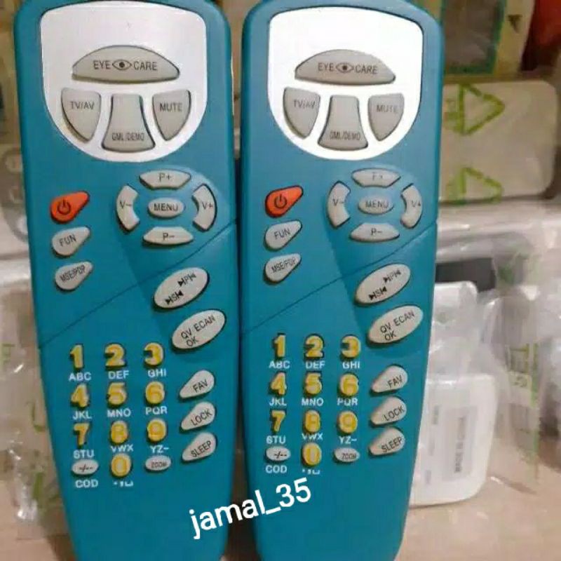 REMOTE REMOT TV SANKEN TABUNG(GREEN)