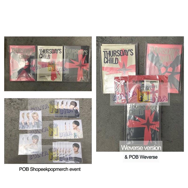 [ Ready Stock ] TOMORROW X TOGETHER TXT ALBUM [ minisode 2: Thursday's Child ] HATE END MESS sealed 
