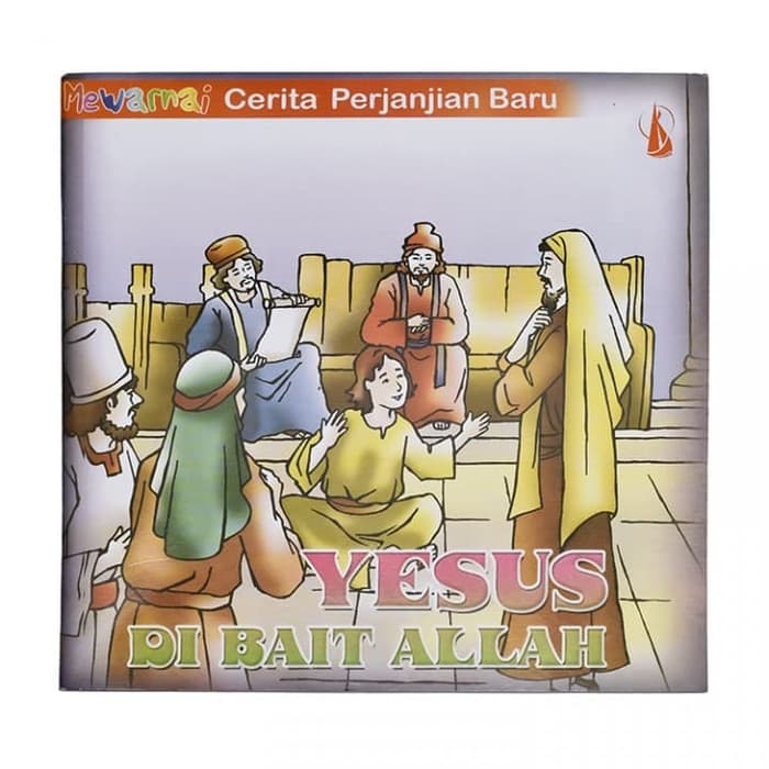 Buku Rohani Anak Mewarnai - Yesus Di Bait Allah - Buku Anak - Bacaan