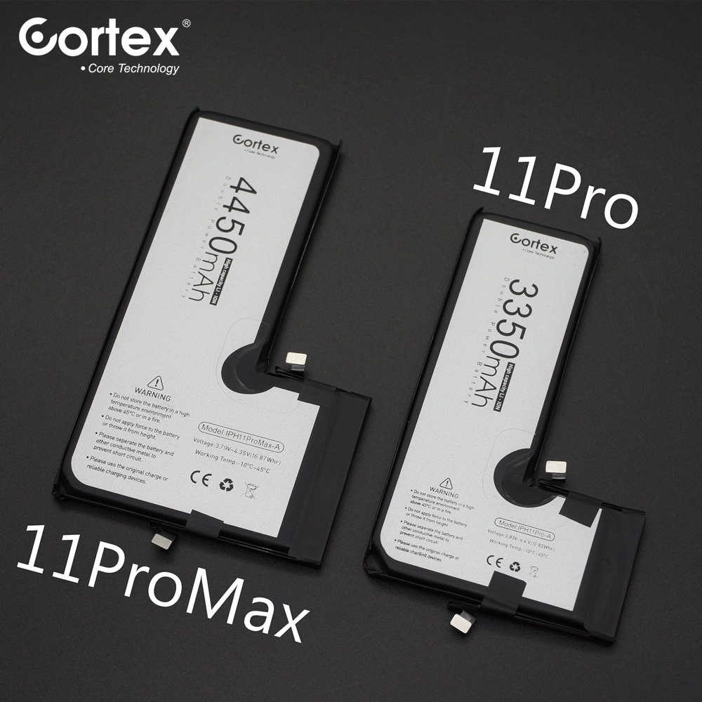 Cortex Baterai XR XS XSMax 11 11ProMax 12Mini 12 12Pro 12ProMax SE2020 Double Power Battery High Capacity Batre Batrai