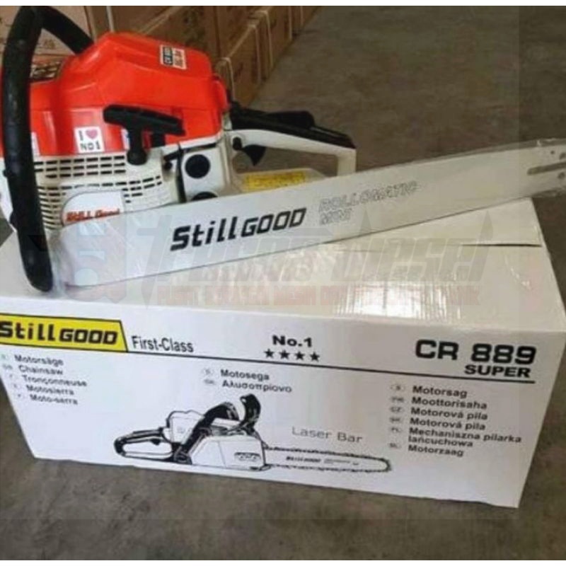 STILL GOOD mesin gergaji chainsaw 22inch bar laser CR899