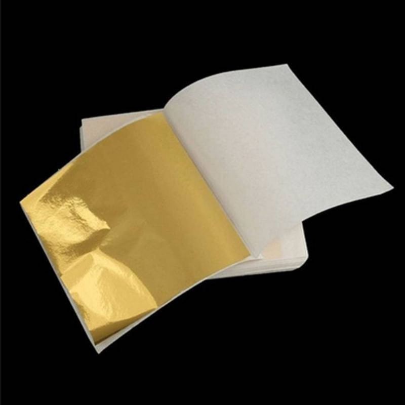 

10pcs Gold Foil Gliding Sheet Kertas Emas Gold DIY