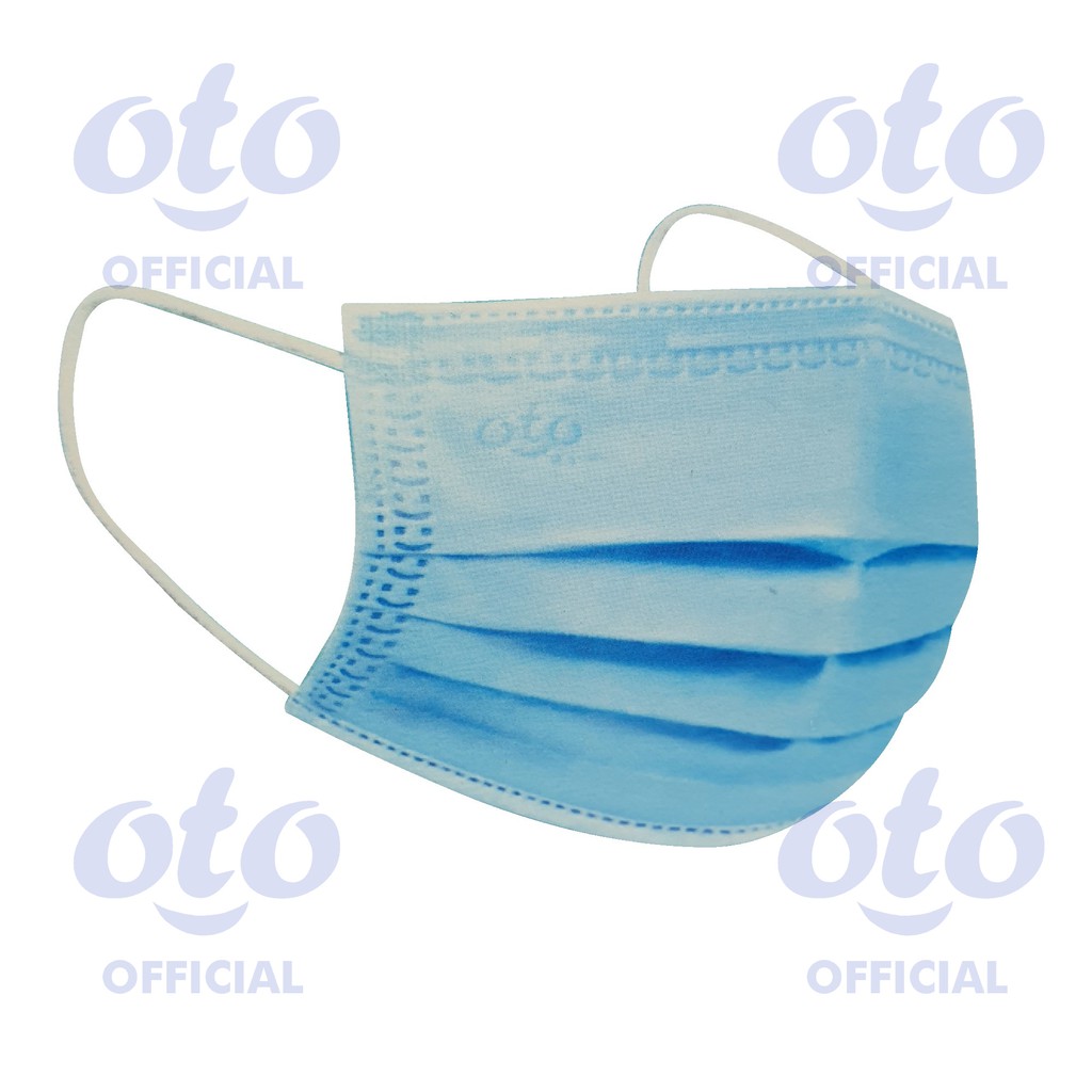 OTO Masker Wajah Kesehatan Earloop Daily Mask 3 lapis isi 50 pcs