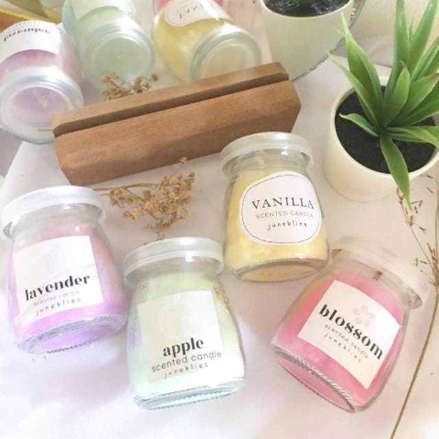 LILIN AROMATERAPI merk JuneBliesZ SCENTED CANDLE LILIN AROMATERAPI merk JuneBliesZ SCENTED CANDLE