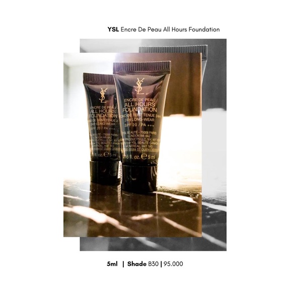 YSL Encre De Peau All Hours Foundation Travel Size