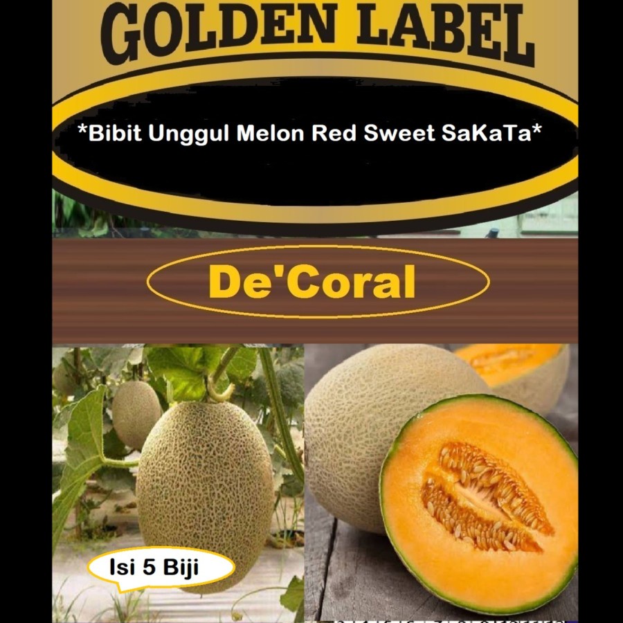 Bibit Unggul Melon Red Sweet Sakata | Benih Melon Red Sweet Sakata