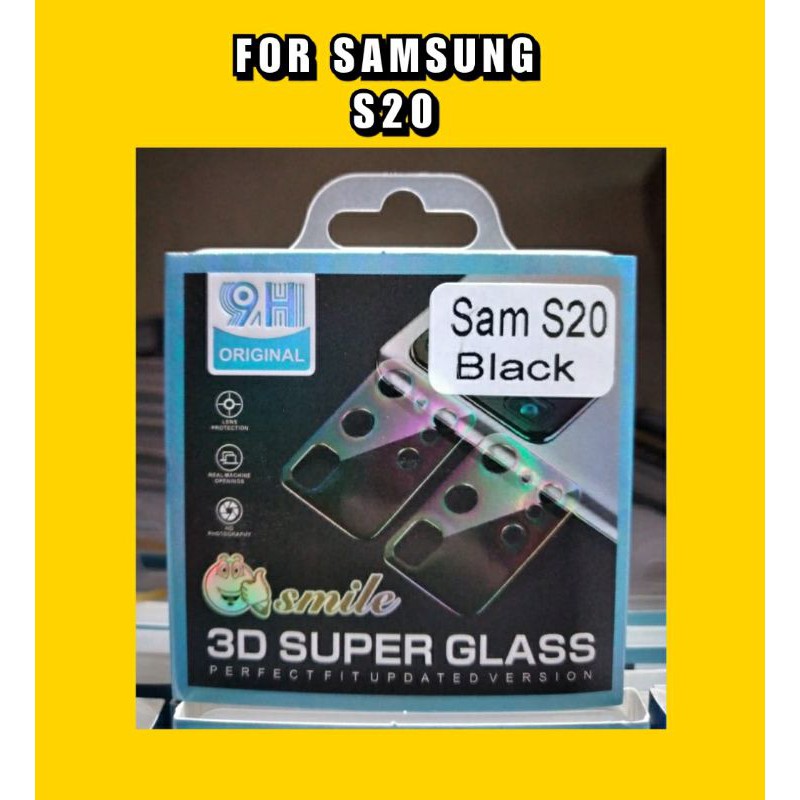 Tempered Glass Original 3D Full Camera Lens Protector Anti Gores Kaca Kamera SAMSUNG S20 !