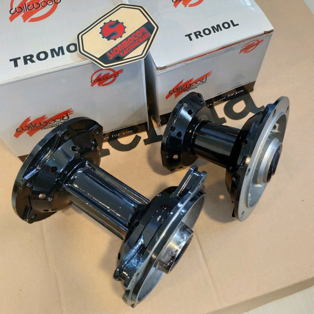 Tromol Set KLX 150 36 Holes Hitam Wilwood SION MOTOR