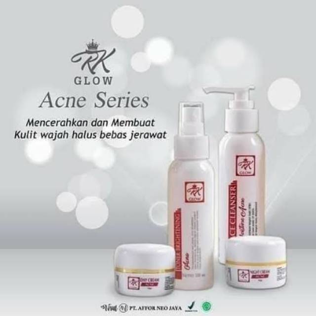 PROMO PAKET RK GLOW ACNE / PAKET RK GLOW PREMIUM BPOM ORIGINAL 100 %