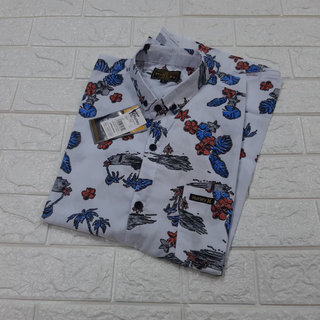 Kemeja Pantai Pria / Kemeja Pantai Lengan Pendek / Kemeja Full printing /Kemeja Pria Lengan Pendek