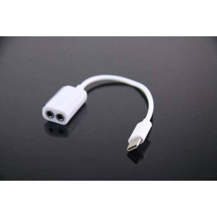 TERMURAH Type C Kabel Audio Splitter 2in1 - Kabel Audio Splitter 2 in 1 Type C