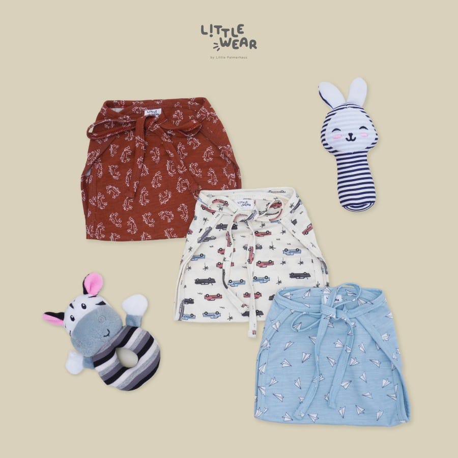 Little Palmerhaus Little Wear Diapers Baby - Popok Kain Bayi isi 3 (LPH-DP)