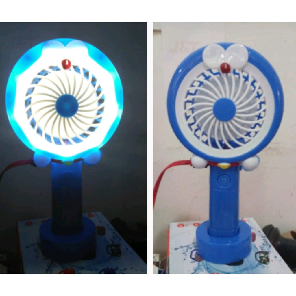 KIPAS STANDING KARAKTER DORAEMON LED