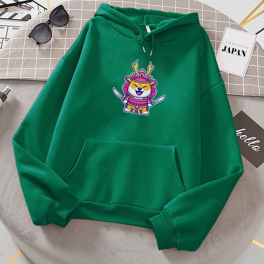 Sweater anak hoodie laki laki SHIBA SAMURAI baju jaket anak cowok cewek anime