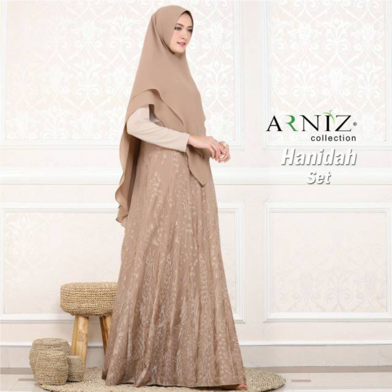 Hanidah set By Arniz terbaru ready