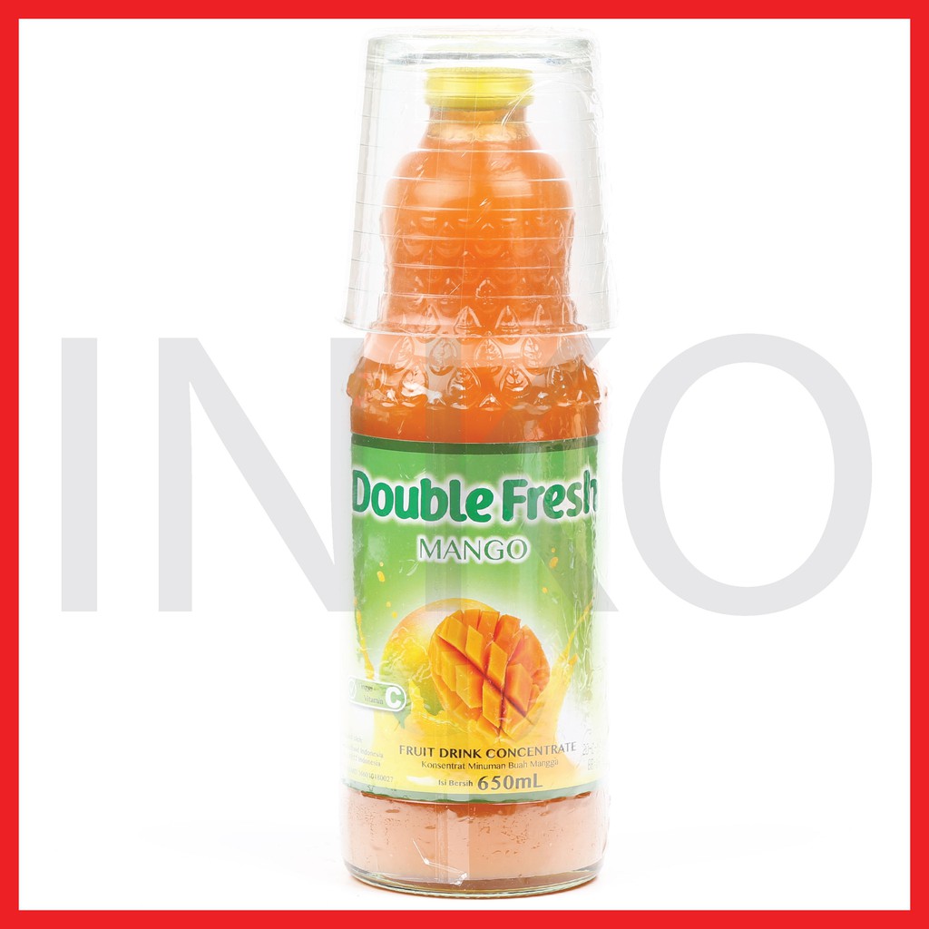 

DOUBLE FRESH MANGO TINGGI VITAMIN C FRUIT DRINK CONCENTRATE 650ML