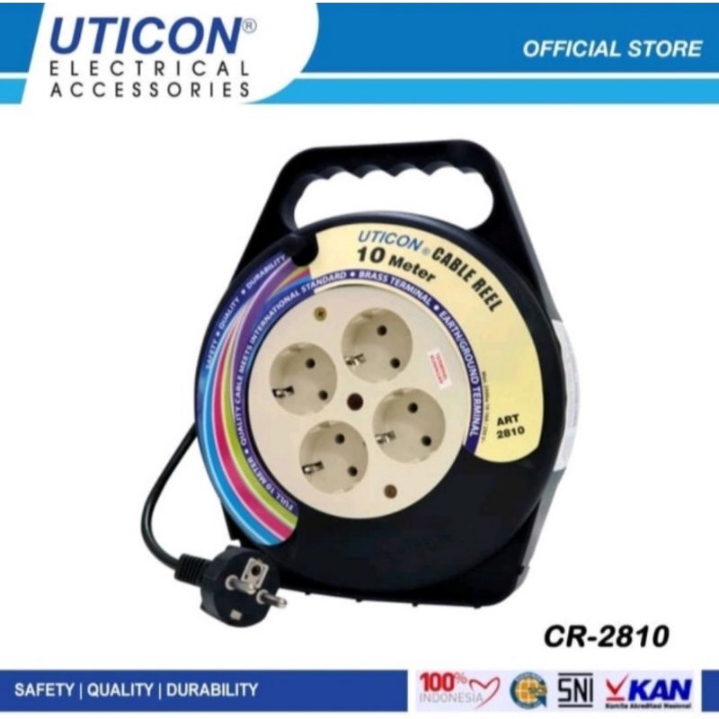KABEL ROLL UTICON ORIGINAL SNI | COK SAMBUNG LISTRIK  | KABEL BOX