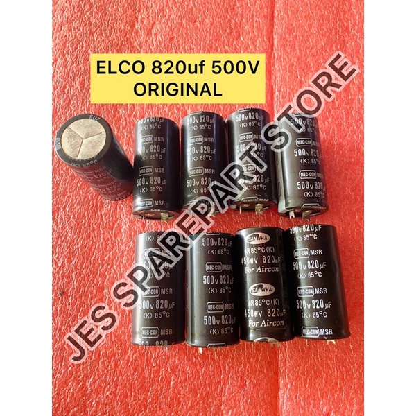 ELCO 820uf 500V ORIGINAL