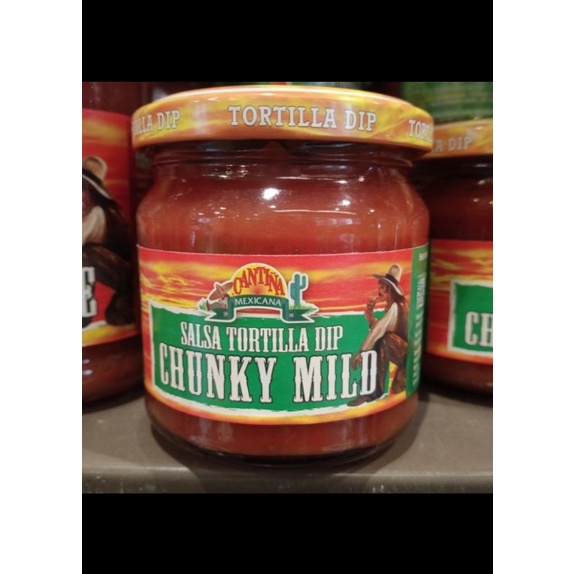 cantina salsa tortilla dip Chunky mild sambel 190gr