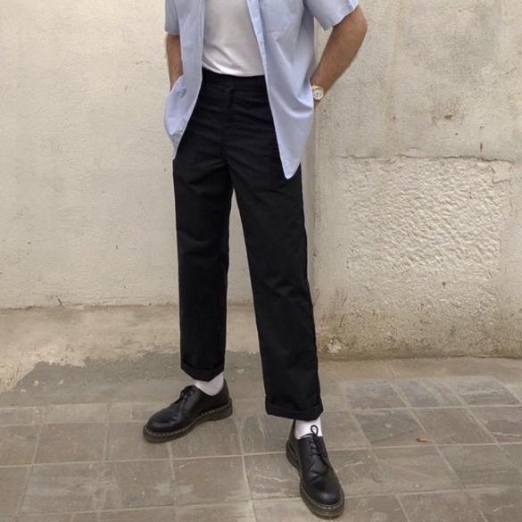 Menarik Sepatu Docmart 3 holes 1461 PRIA & WANITA Kulit Asli 100% /Docmart 3 holes/docmart pria