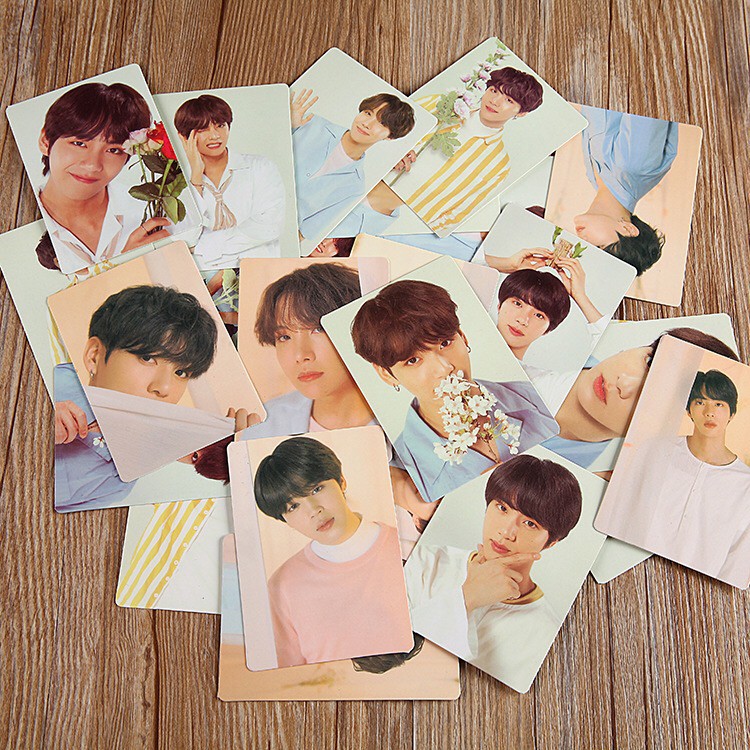 [BS] BISA COD KPOP Photo Card Lomo Card BTS BT21 Card Love Yourself Foto - KP087