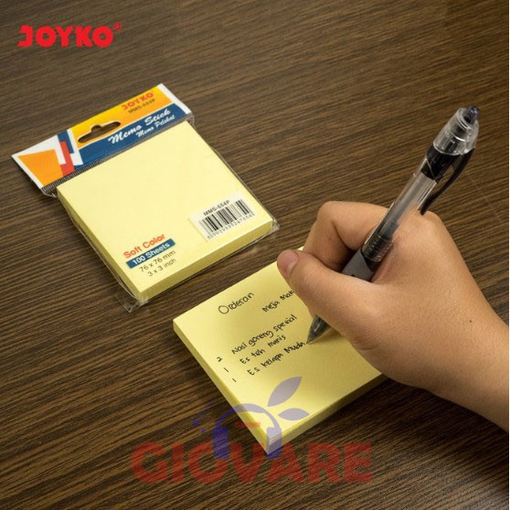 

Memo Stick / Sticky Note / Kertas Memo / Memo Tempel Joyko MMS-654P Giovare