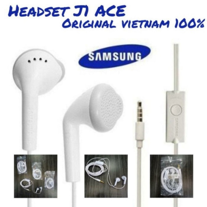 Headset SS J1 Ace Ori Vietnam Earphone Handsfree Musik Universal