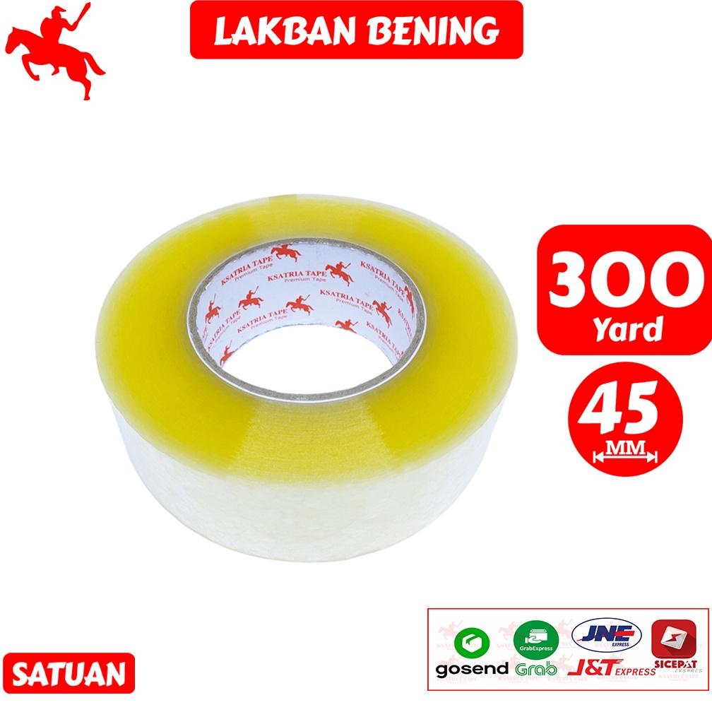 

((BISA COD)) Lakban OPP Tape / Lakban Bening KSATRIA Tape 300 Yard