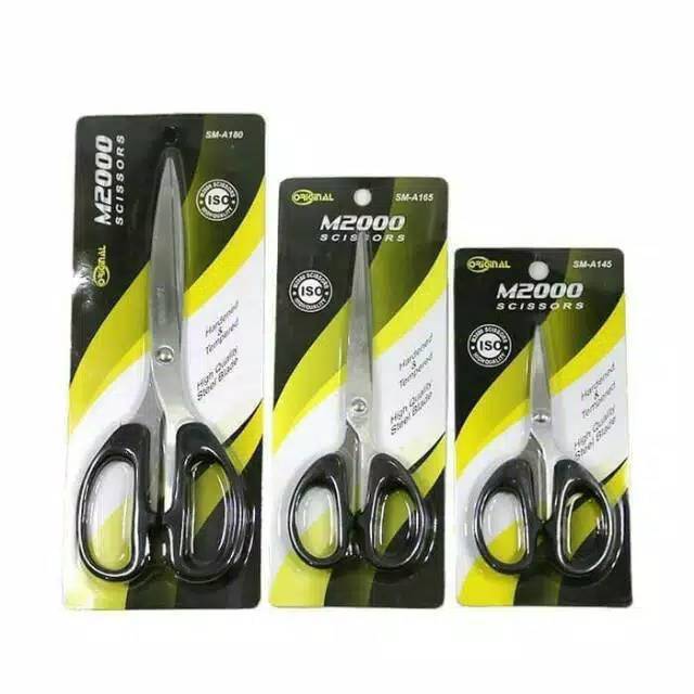

(isi 12) Grosir Gunting M2000 SM-A180 / Gunting Besar, Tanggung, Kecil Scissors High Quality