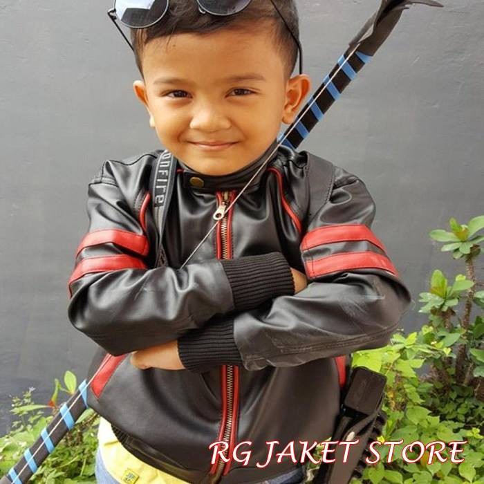 Jaket Kulit Anak Semi Kulit Laki Laki Cowok Cewek Perempuan Karakter Kualitas Premium Asli Garut