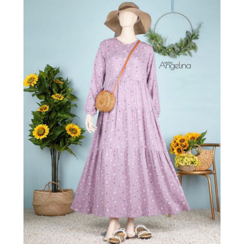 Bella Dress Pansy by ATelierangelina Size M