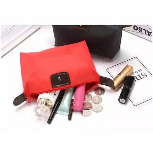 Tas Mini Alat Kosmetik Pouch Kosmetik Makeup Tools Import Murah / KOSMETIK POLOS MINI