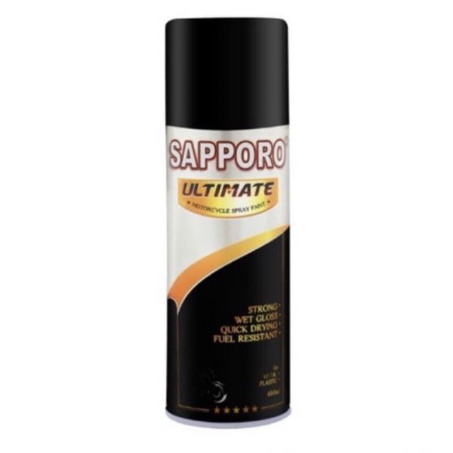 Cat Semprot Sapporo Ultimate 400cc - S26 Black Doff