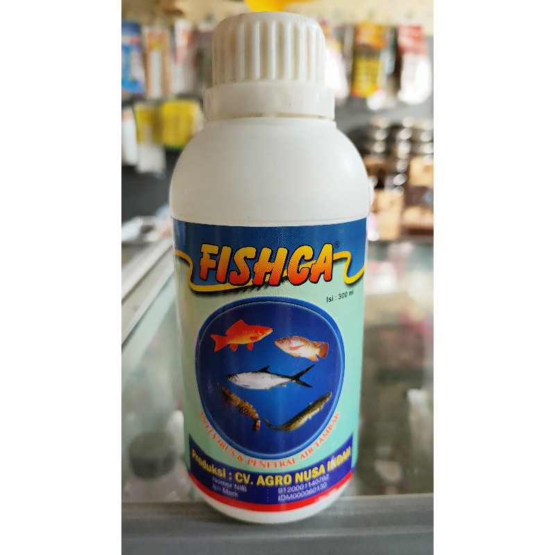 fishca antivirus dan penetral air tambak 300 ml