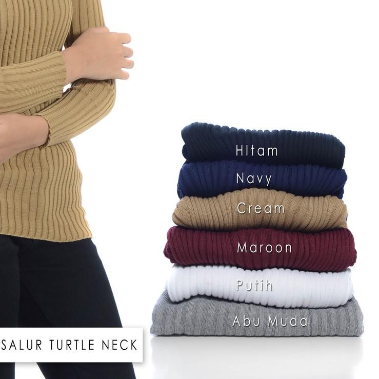 DAISY SALUR TURTLENECK | daisy salur sweater | sweater rajut | baju rajut | grosir sweater | rajutan