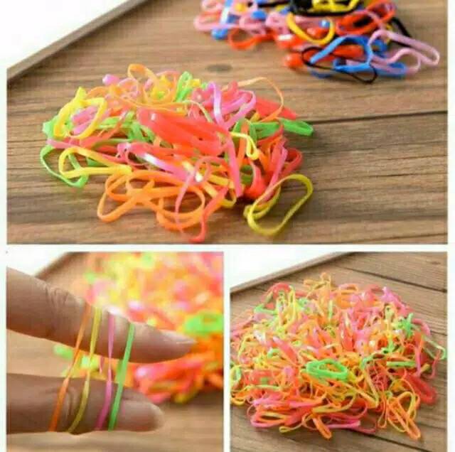 LUCKY FASHION KARET JEPANG ISI 100 GRM / ELASTIC BAND / RUBBER BAND