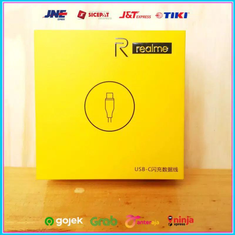 Kabel Data Fast Charging Realme SUPER VOOC 100% USB Type C ORI