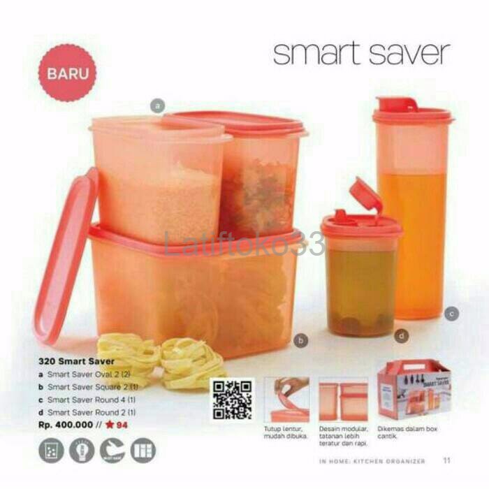 

HARGA MURAH smart saver set tupprware gratis gift box booklet ORDER SEBELUM HABIS