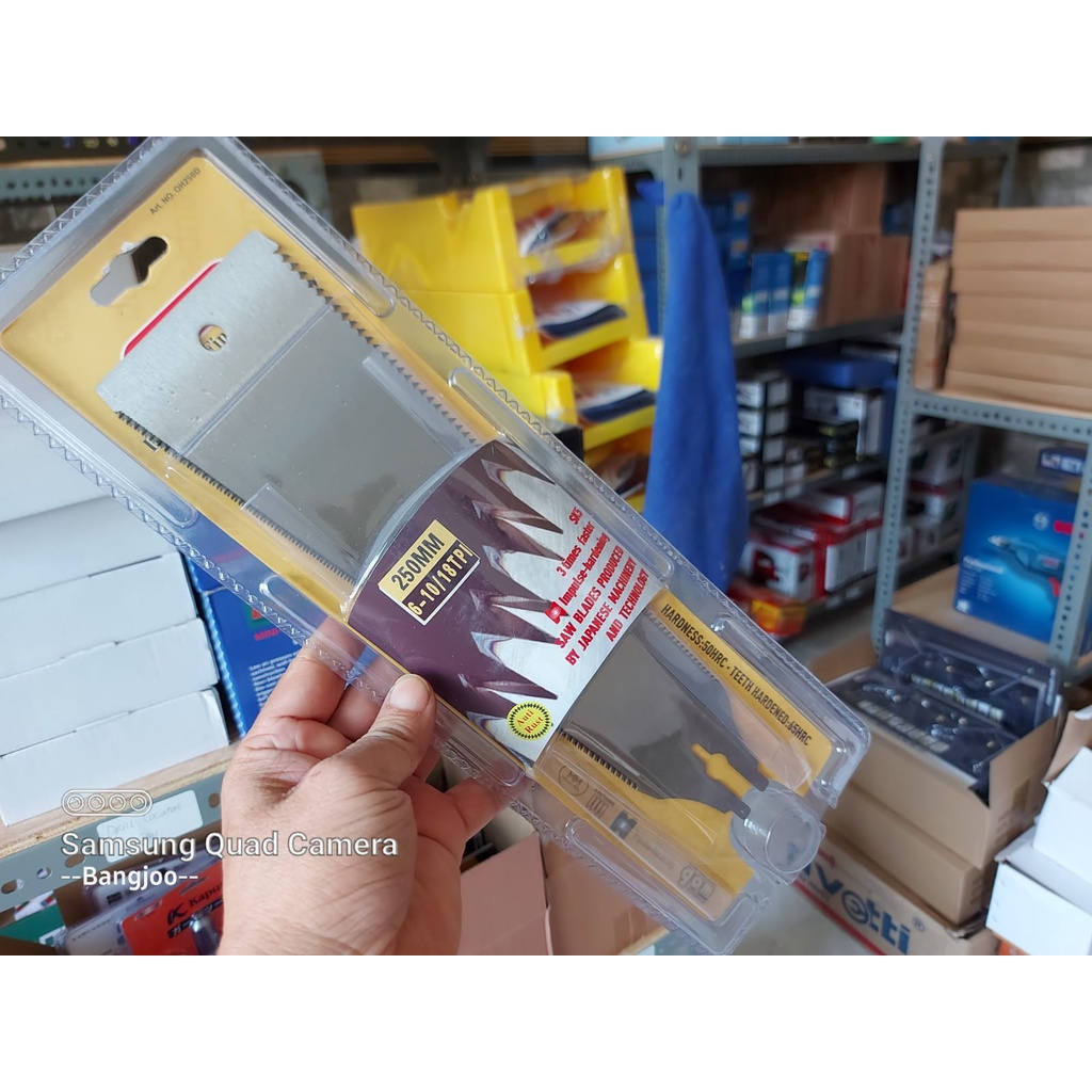 REFILL mata gergaji RYOBA brand QIHONG original - gigi rip cut - cross cut - double edge gergaji jep