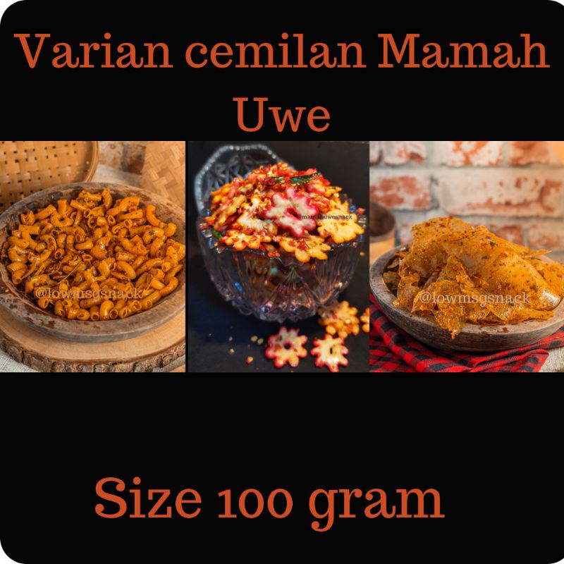 

CEMILAN MAMAH UWE SIZE 100GRAM