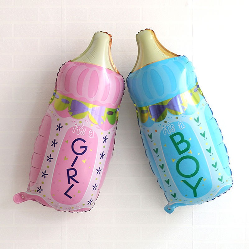 IKILOSHOP balon foil botol susu ballon milk pink blue baby shower party