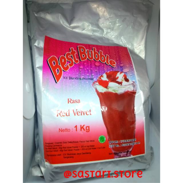 

BEST BUBBLE RED VELVET 1 KG